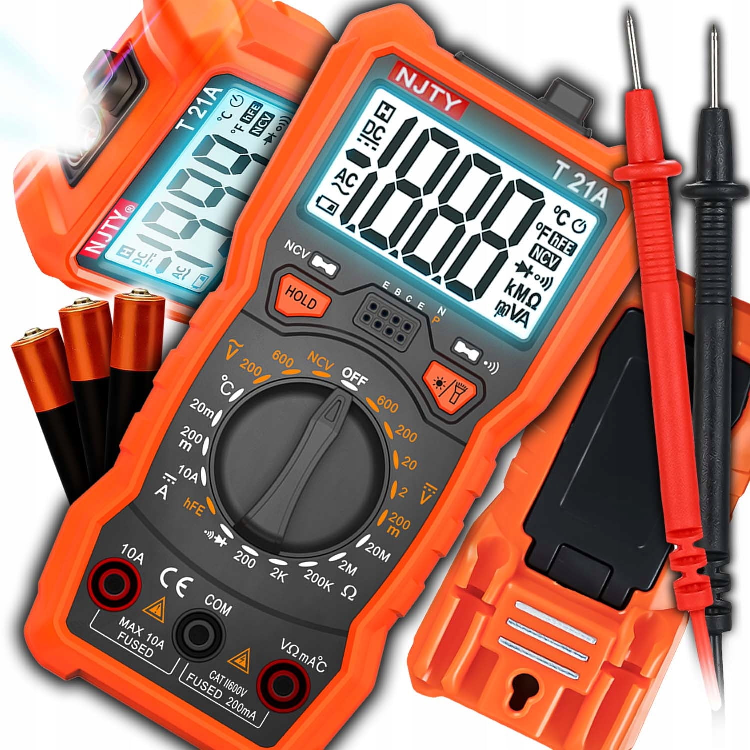 Digital multimeter T21A compact portable multi-purpose meter with ...