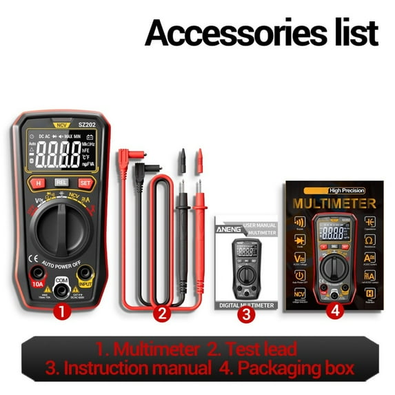 Digital multimeter high for precision maintenance digital display ...