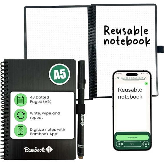 Digital notebook with pen A5 Classic Original Polka Dot - Digital notebook$$Office