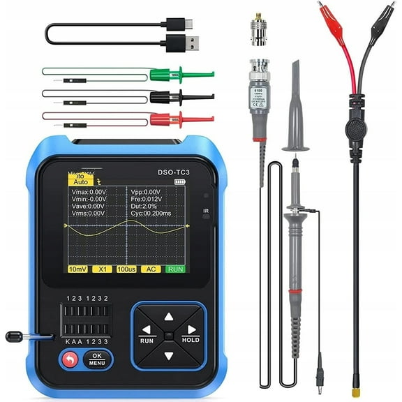Digital oscilloscope DSO-TC3 transistor tester LCR meter three in one