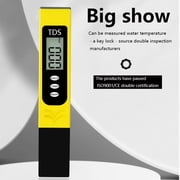 Digital pH Meter 0.01 High Accuracy Water Pen with Automatic Calibration and Large LCD Screen for Pool, Drinking Water, Hydroponics, Aquarium
