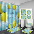 thumbnail image 1 of Digital printed bathroom four piece set, 1 of 2