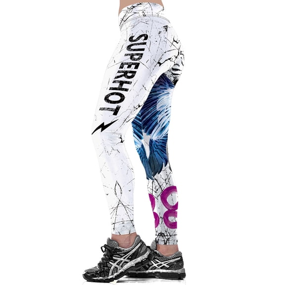Digital printing robot leggings 1773656644750095