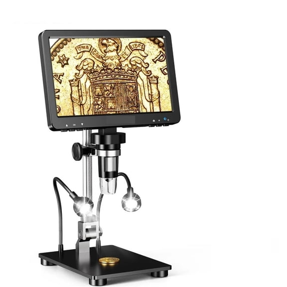 Digital scope 7'' IPS Screen 1200X Entire Coin View 16MP Professional Soldering scopio ,High Clarity