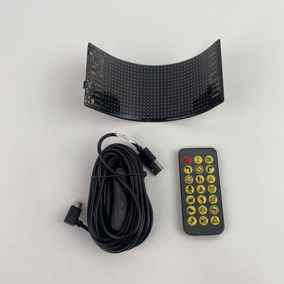 Digital signage,Full Colour LED Signs,Programmable LED Sign,Bluetooth APP Control,Custom Text, Patterns, Animations for Car Business Store Signs