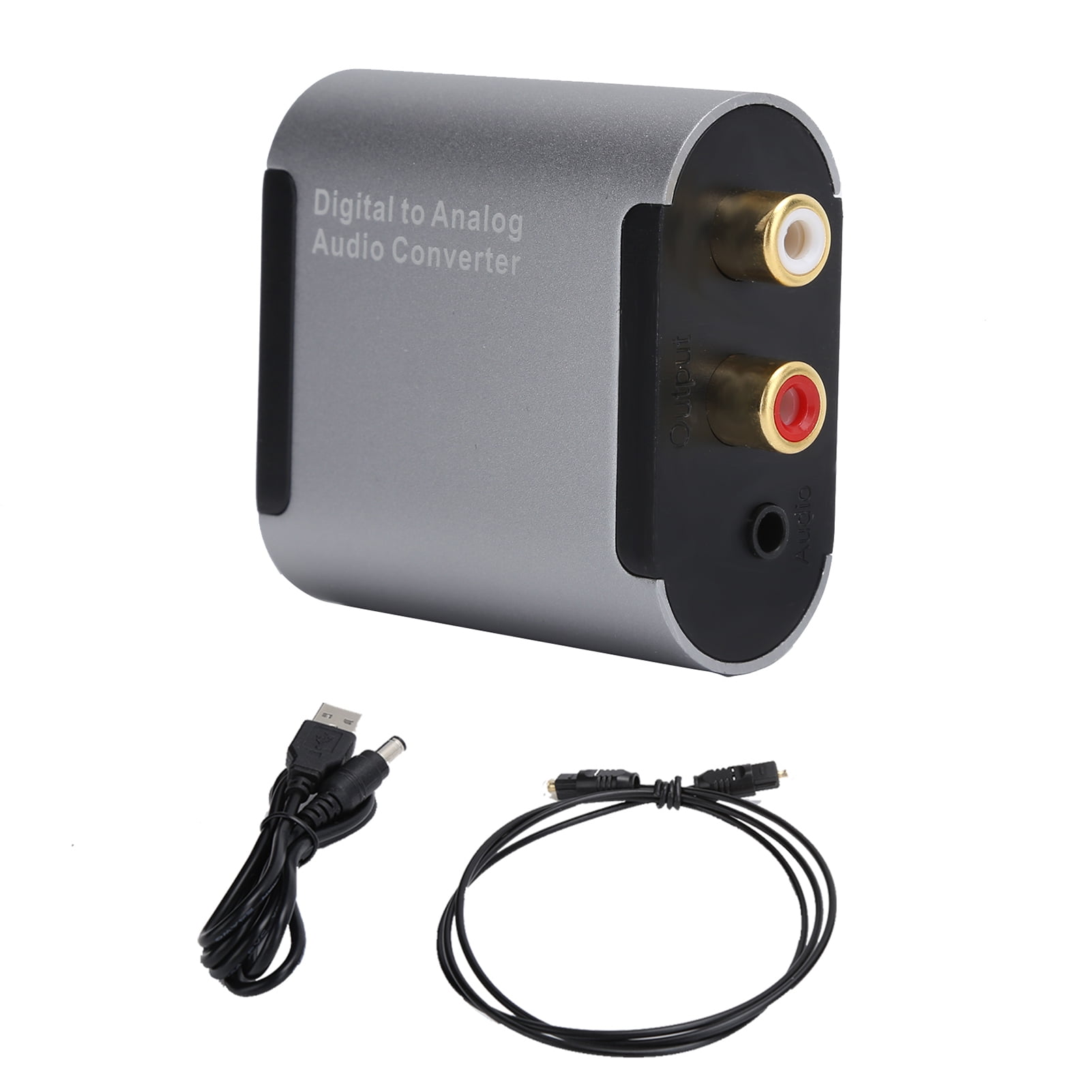 Digital to Analog L/R Audio Adapter for Toslink to 3.5mm Jack Converter