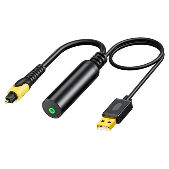 Digital to Analog Sound Conversion Cable Digital SPDIF Coaxial to Analog 3.5mm Stereo Sound Cable for Gaming Consoles