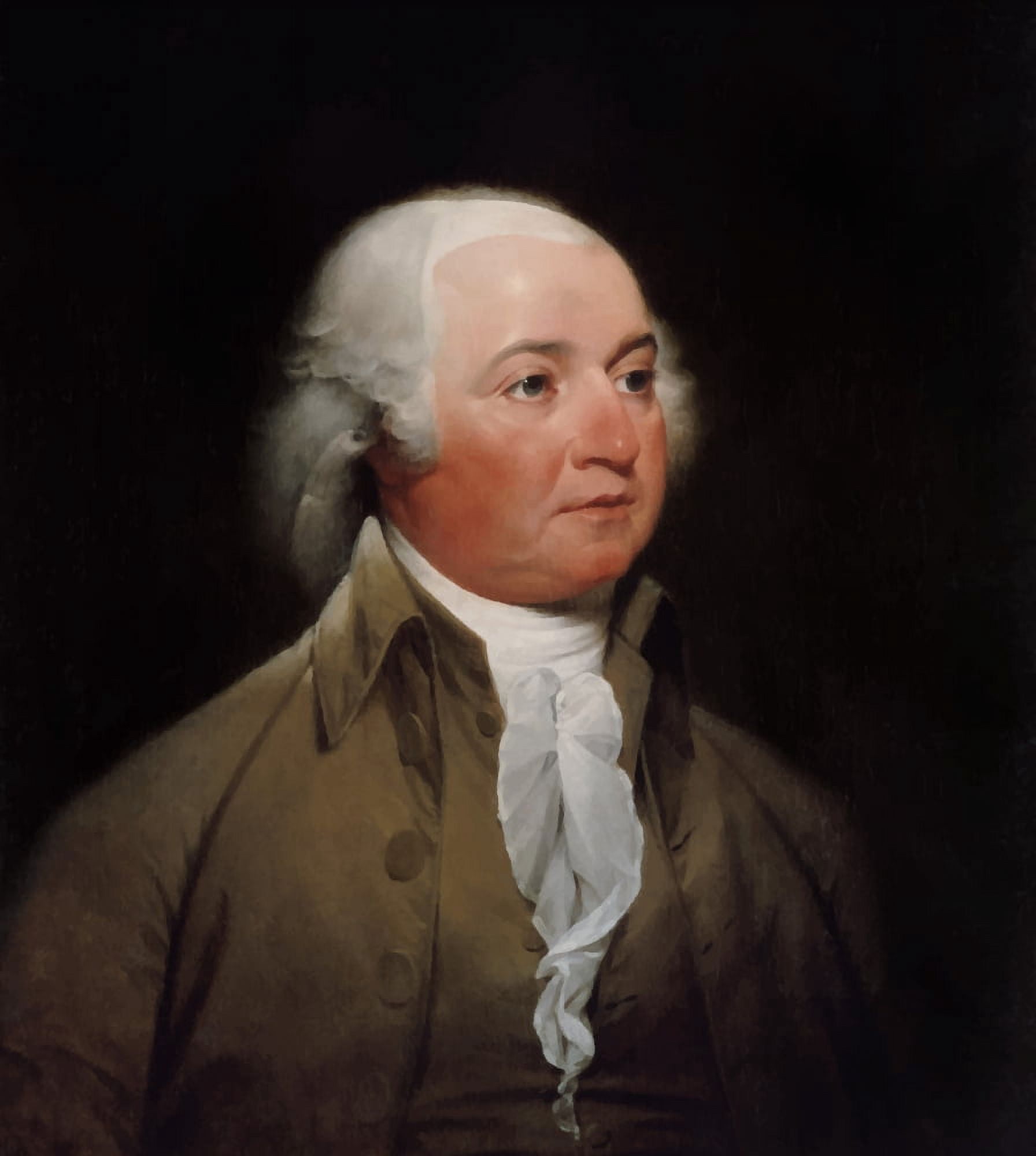 Digitally restored American history painting of President John Adams Canvas Art - John ParrotStocktrek Images (27 x 30)