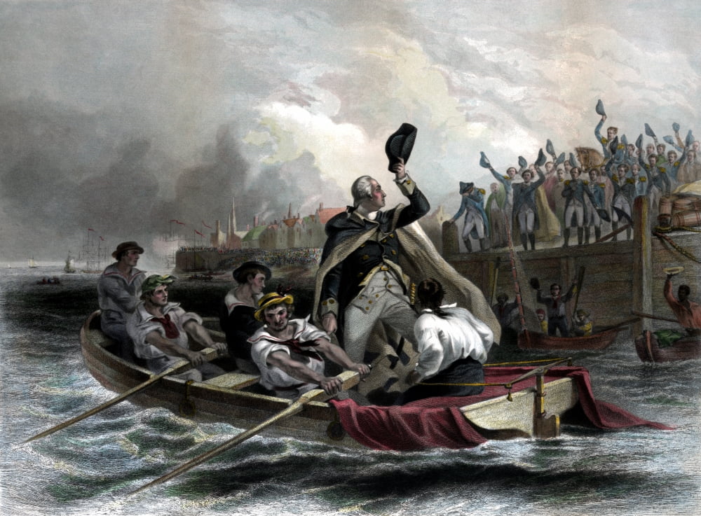 Digitally American history print of General George Washington Canvas Art - John ParrotStocktrek Images (17 x 13)