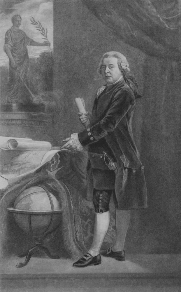 Digitally print of John Adams Canvas Art - John ParrotStocktrek Images (11 x 18)
