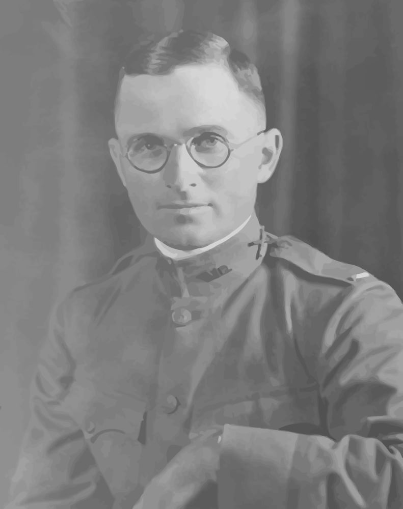 Digitally vector potrait of Harry S Truman in uniform Canvas Art - John ParrotStocktrek Images (13 x 16)