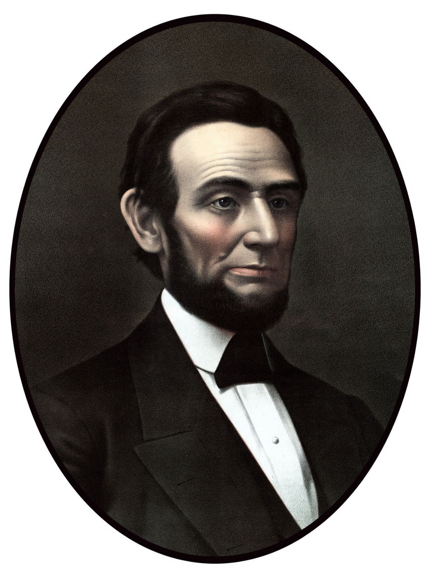Digitally vintage Civil War era artwork of President Abraham Lincoln Canvas Art - John ParrotStocktrek Images (13 x 17)