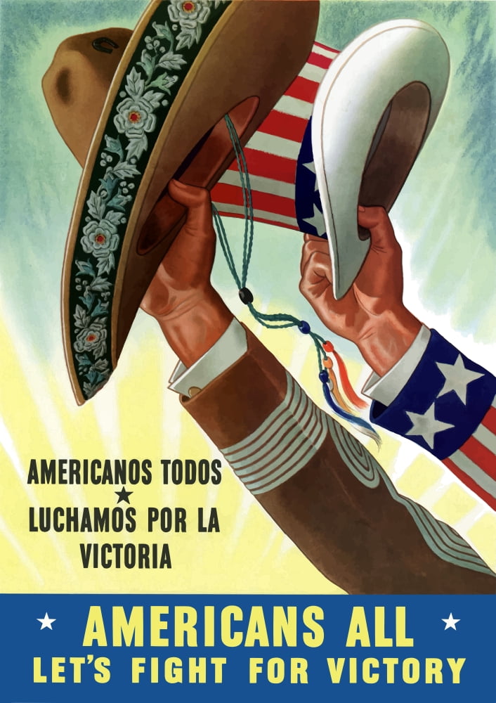 Digitally war propaganda poster Canvas Art - John ParrotStocktrek Images (12 x 17)