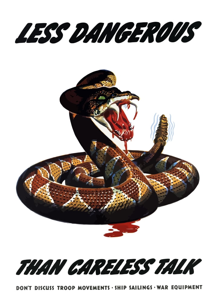 Digitally war propaganda poster Canvas Art - John ParrotStocktrek Images (12 x 17)