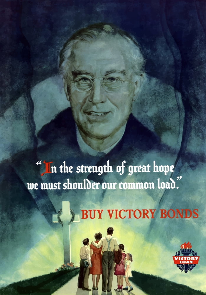 Digitally war propaganda poster Canvas Art - John ParrotStocktrek Images (12 x 17)