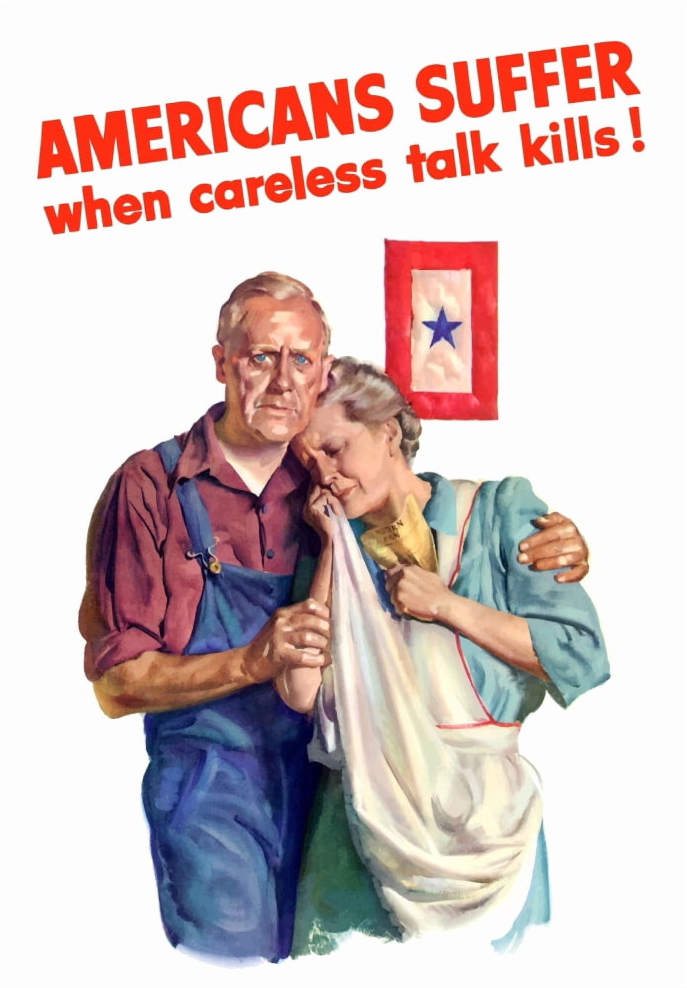 Digitally war propaganda poster Canvas Art - John ParrotStocktrek Images (12 x 17)
