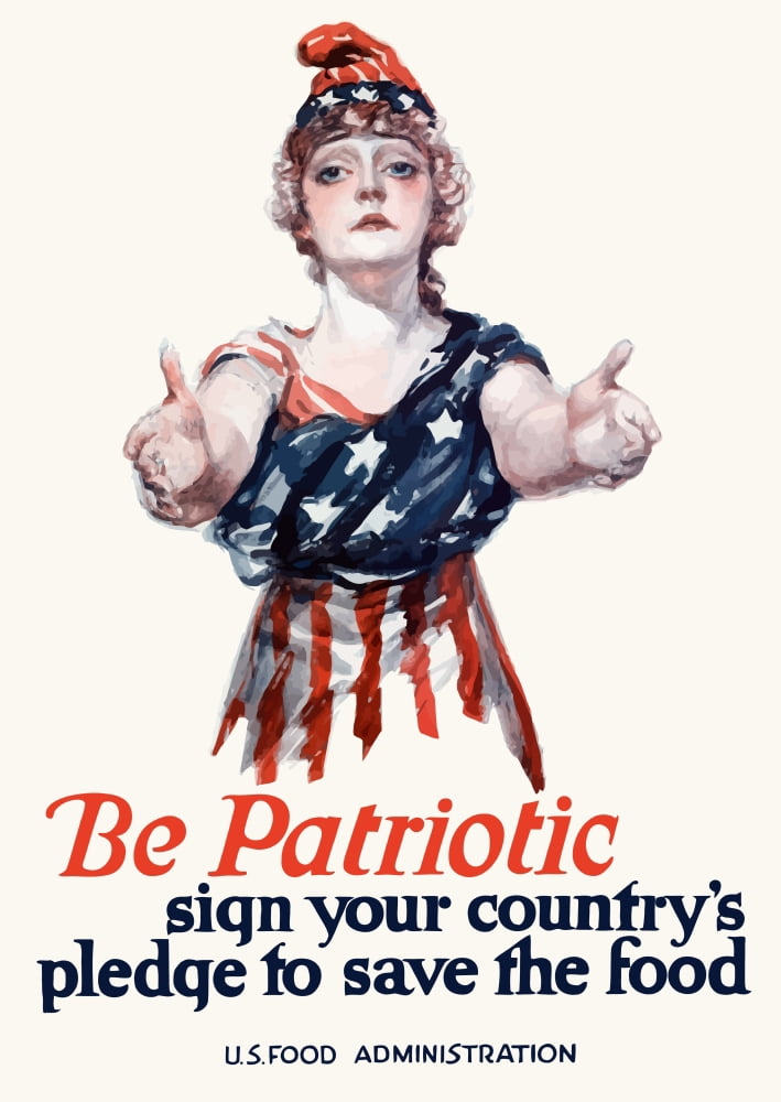 Digitally war propaganda poster Canvas Art - John ParrotStocktrek Images (12 x 17)