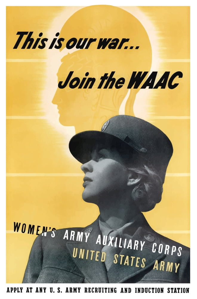 Digitally war propaganda poster Canvas Art - John ParrotStocktrek Images (12 x 18)