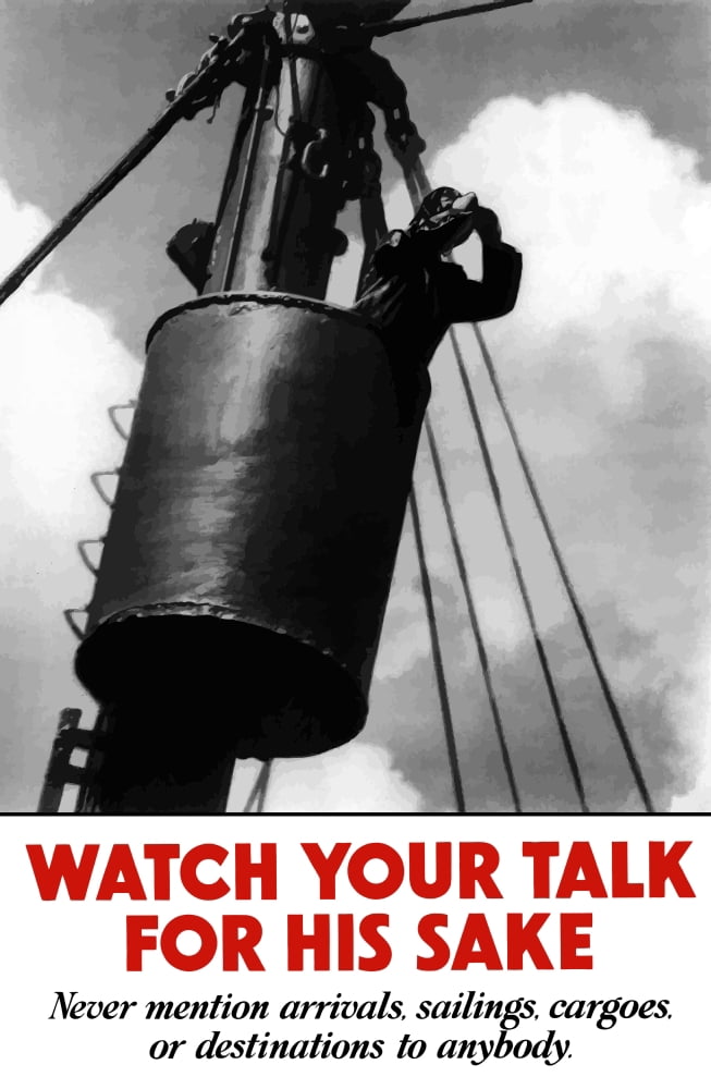 Digitally war propaganda poster Canvas Art - John ParrotStocktrek Images (12 x 18)