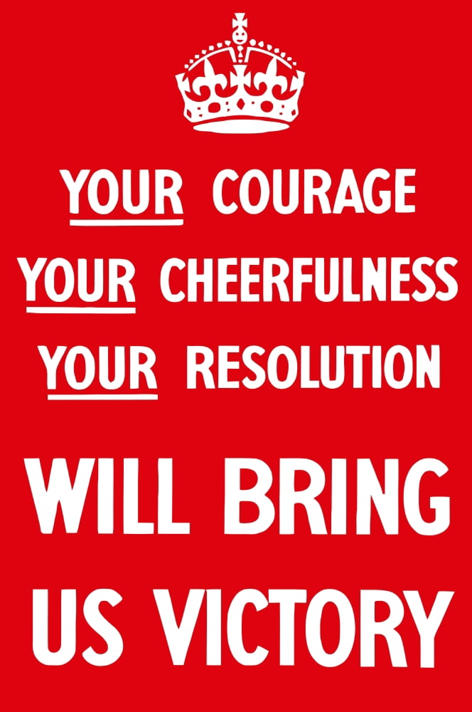 Digitally war propaganda poster Canvas Art - John ParrotStocktrek Images (12 x 18)