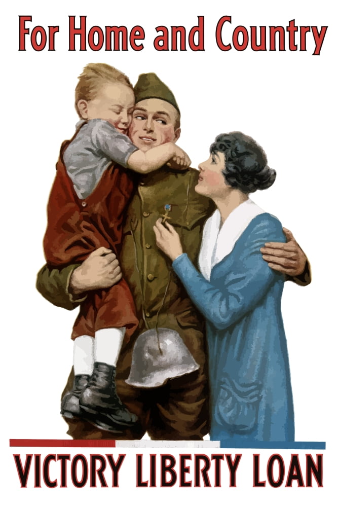 Digitally war propaganda poster Canvas Art - John ParrotStocktrek Images (12 x 18)