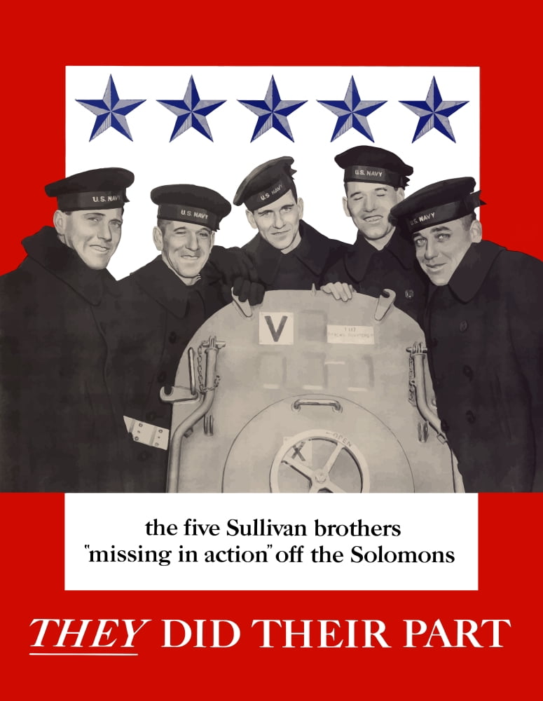 Digitally war propaganda poster Canvas Art - John ParrotStocktrek Images (13 x 16)