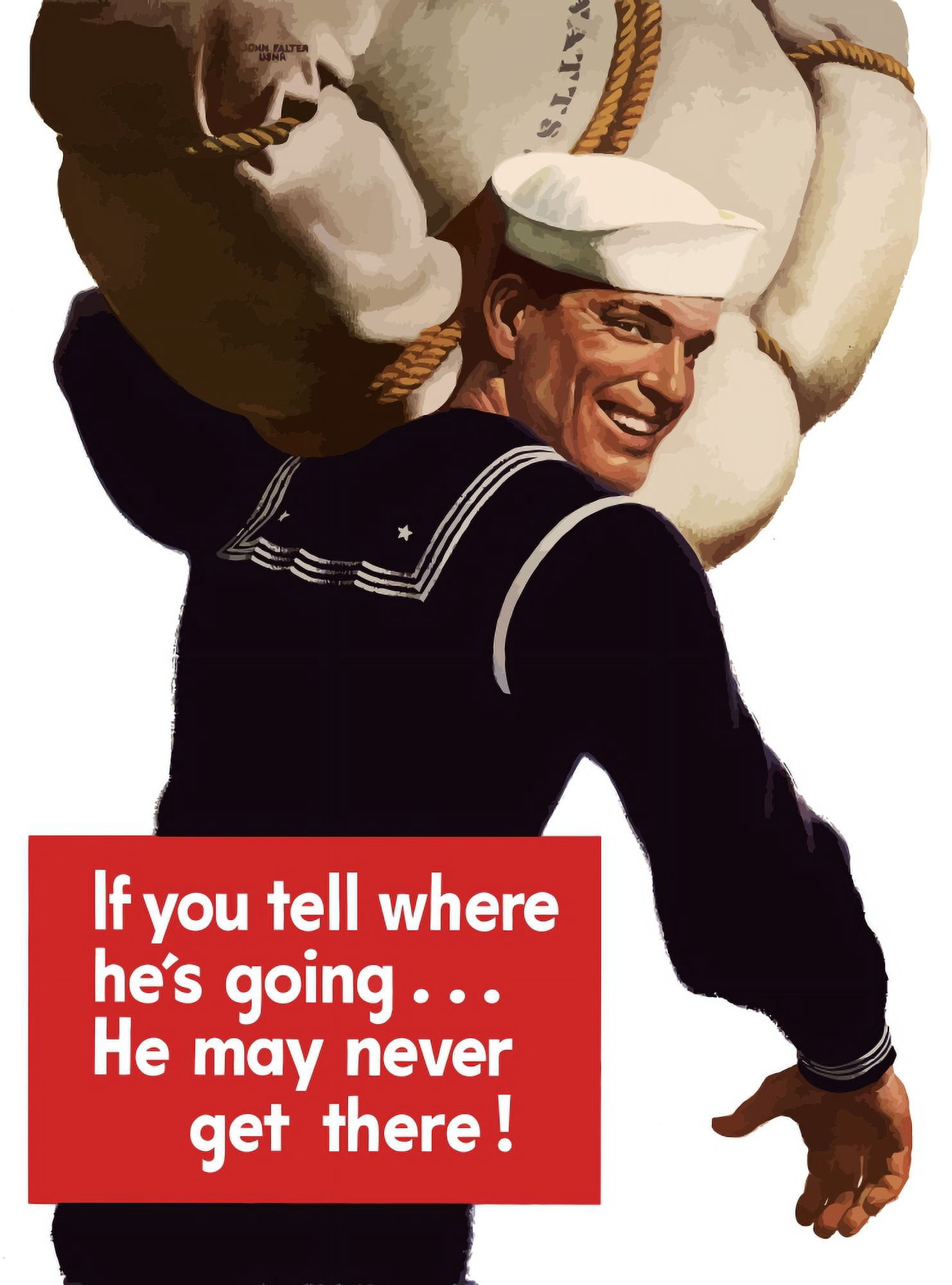 Digitally war propaganda poster Canvas Art - John ParrotStocktrek Images (24 x 33)