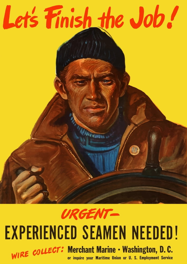 Digitally war propaganda poster Canvas Art - John ParrotStocktrek Images (24 x 34)