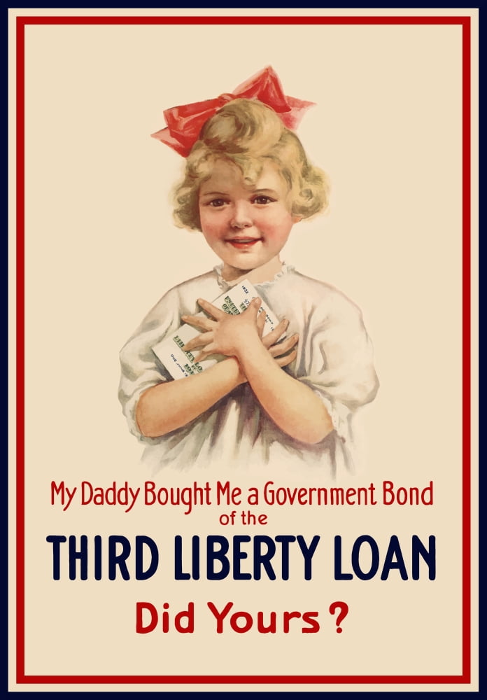 Digitally war propaganda poster Canvas Art - John ParrotStocktrek Images (24 x 34)