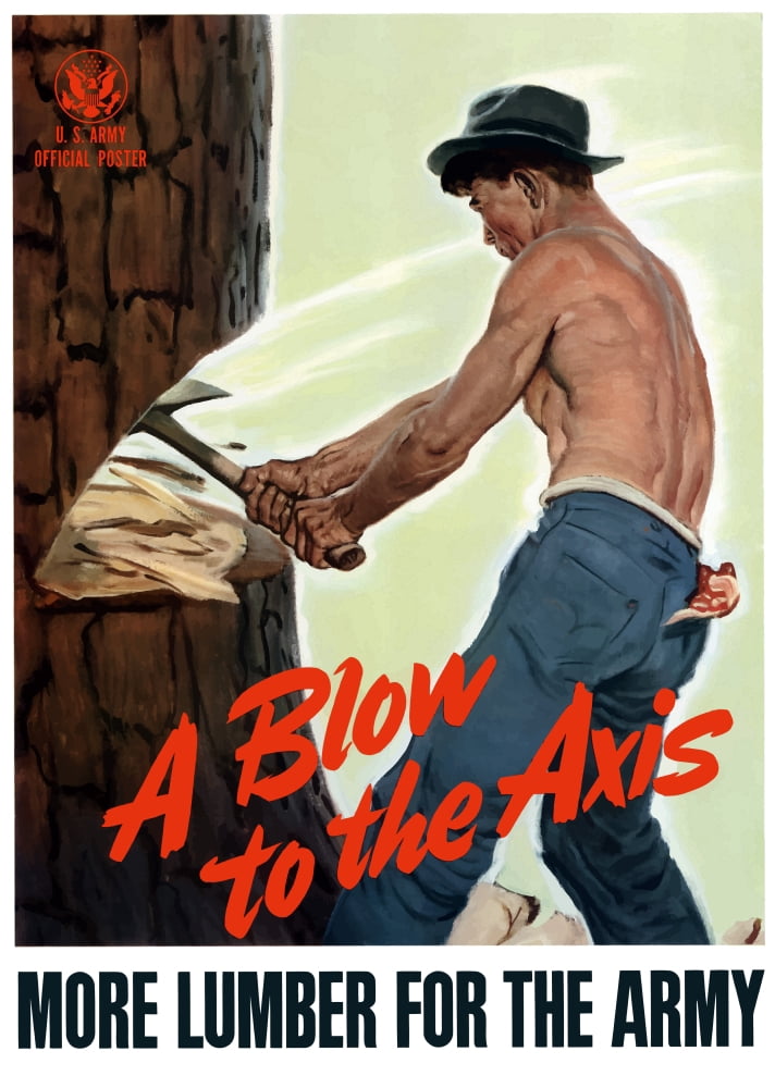 Digitally war propaganda poster Canvas Art - John ParrotStocktrek Images (24 x 34)