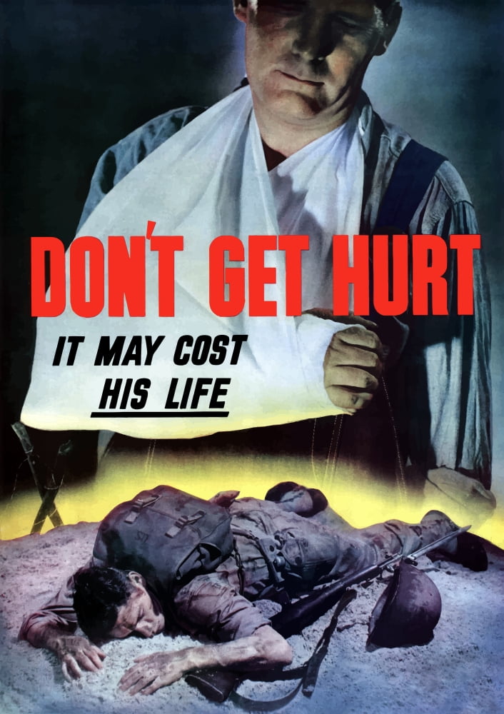 Digitally war propaganda poster Canvas Art - John ParrotStocktrek Images (24 x 34)