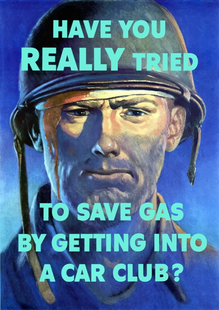 Digitally war propaganda poster Canvas Art - John ParrotStocktrek Images (24 x 34)