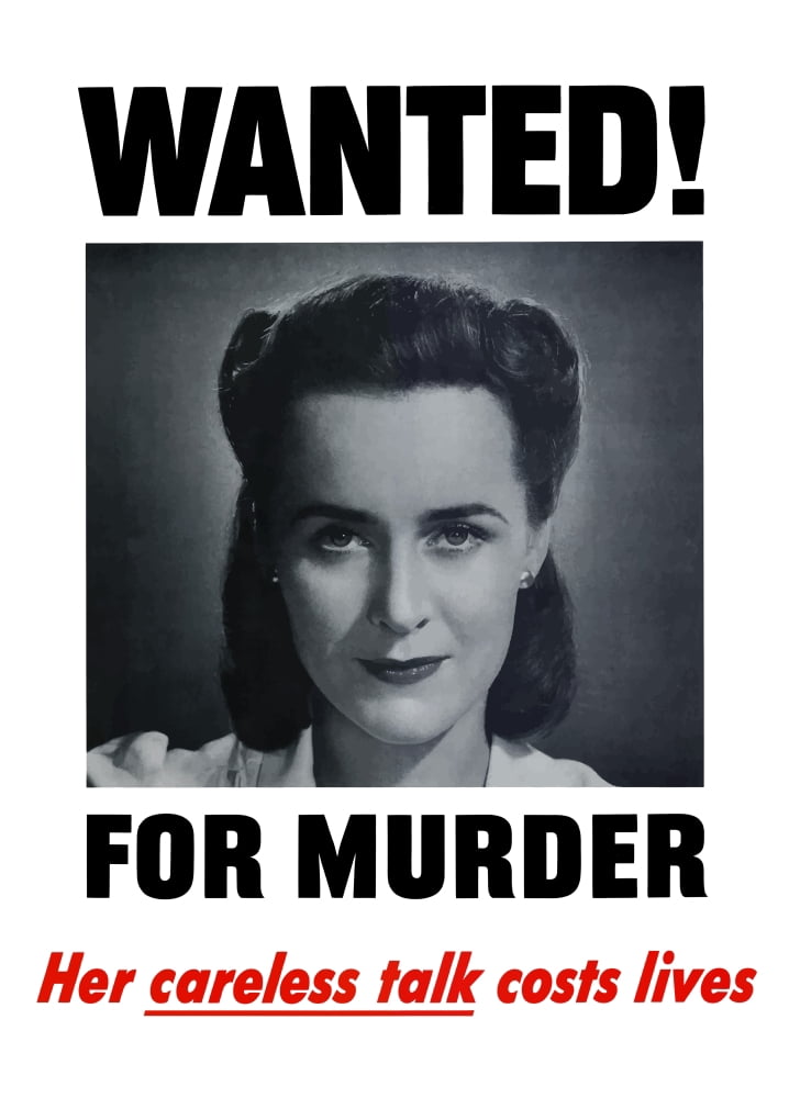Digitally war propaganda poster Canvas Art - John ParrotStocktrek Images (24 x 34)