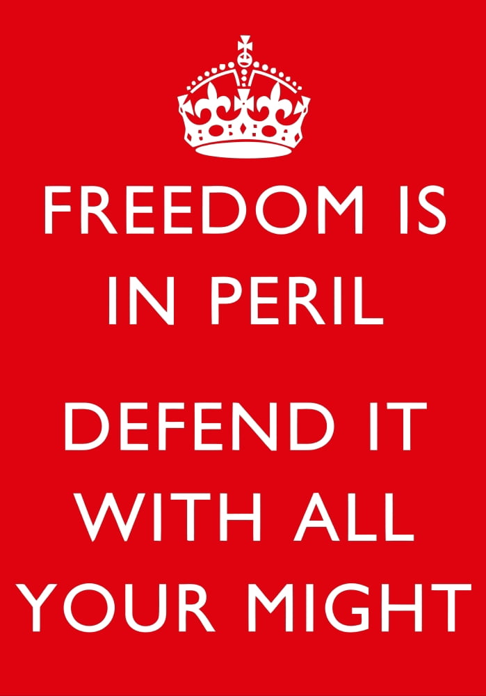 Digitally war propaganda poster Canvas Art - John ParrotStocktrek Images (24 x 34)
