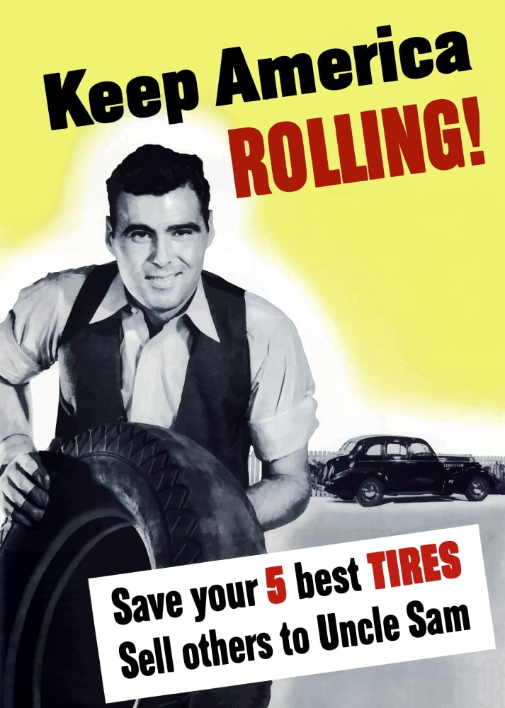Digitally war propaganda poster Canvas Art - John ParrotStocktrek Images (24 x 34)