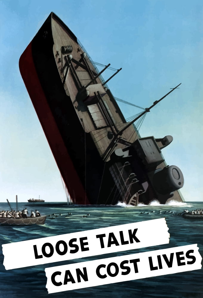 Digitally war propaganda poster Canvas Art - John ParrotStocktrek Images (24 x 34)