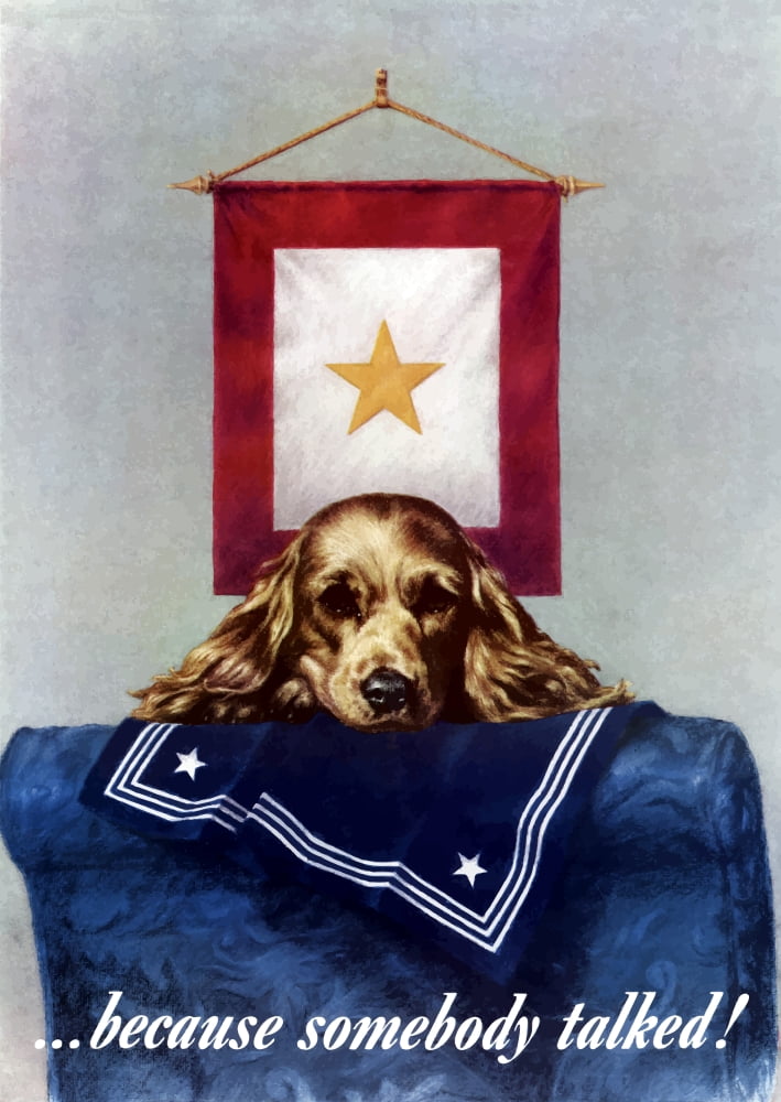 Digitally war propaganda poster Canvas Art - John ParrotStocktrek Images (24 x 34)