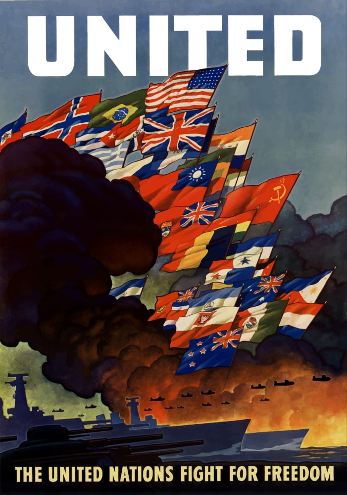 Digitally war propaganda poster Canvas Art - John ParrotStocktrek Images (24 x 34)