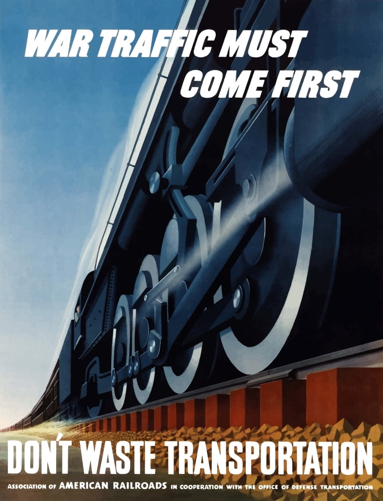 Digitally war propaganda poster Canvas Art - John ParrotStocktrek Images (25 x 32)