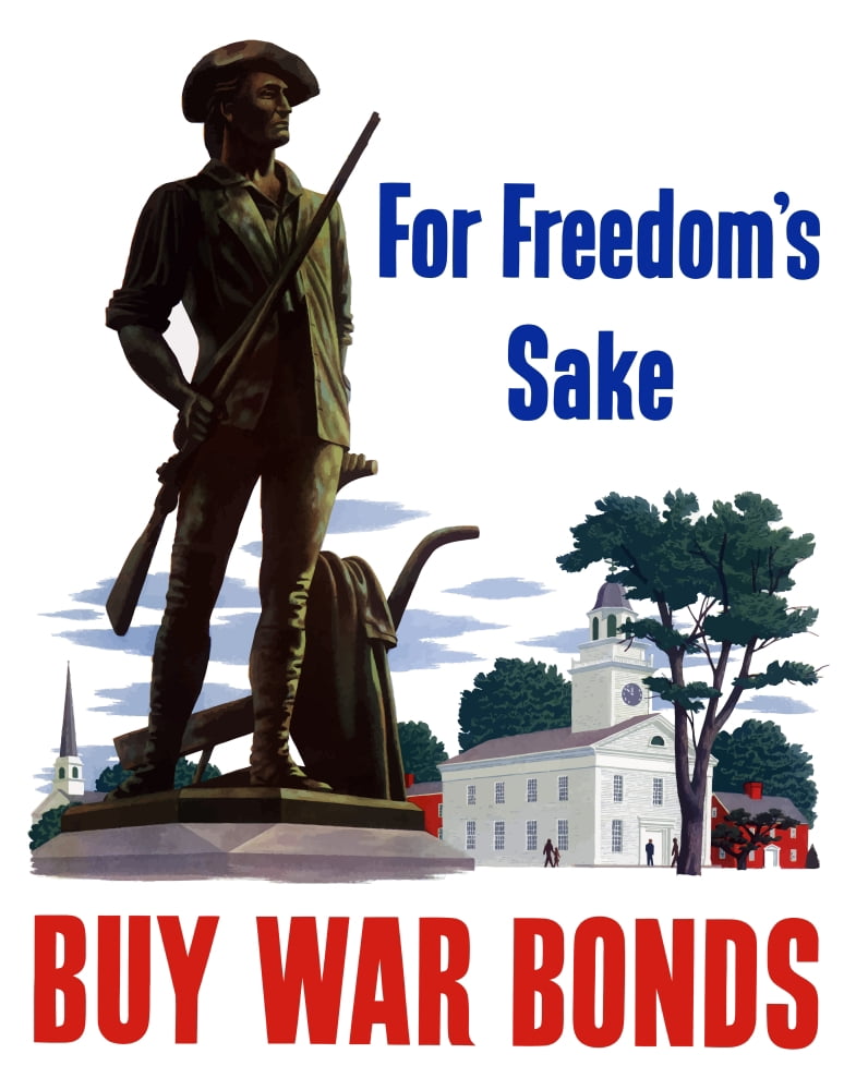Digitally war propaganda poster Canvas Art - John ParrotStocktrek Images (25 x 32)