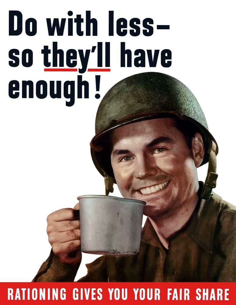 Digitally war propaganda poster Canvas Art - John ParrotStocktrek Images (25 x 33)