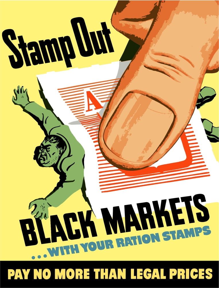 Digitally war propaganda poster Canvas Art - John ParrotStocktrek Images (25 x 33)