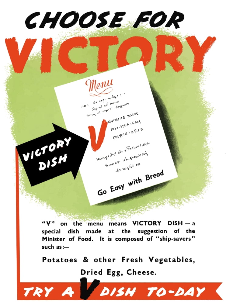 Digitally restored war propaganda poster Canvas Art - John ParrotStocktrek Images (25 x 33)