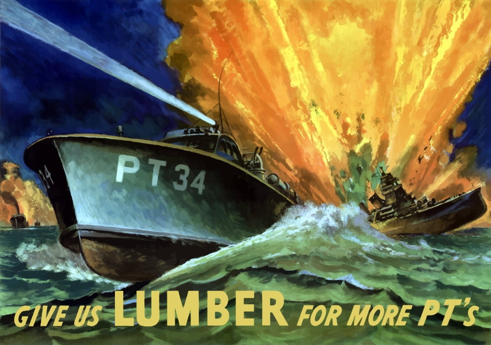 Digitally war propaganda poster Canvas Art - John ParrotStocktrek Images (34 x 24)