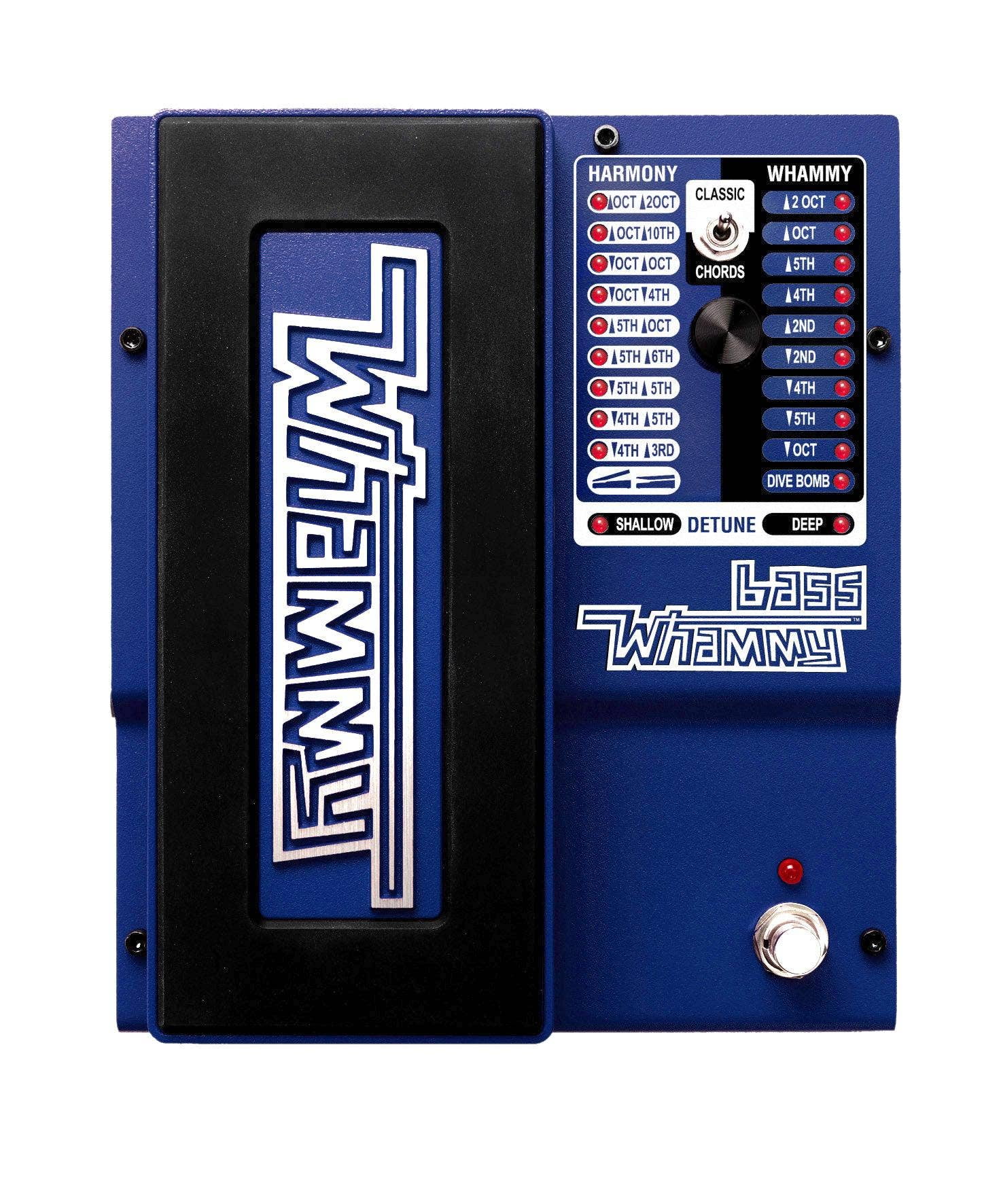 Digitech - Bass Whammy Pedal - Monophonic and Polyphonic Modes