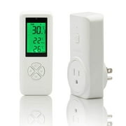Digiten Thermostat Program Controller 15A White LCD