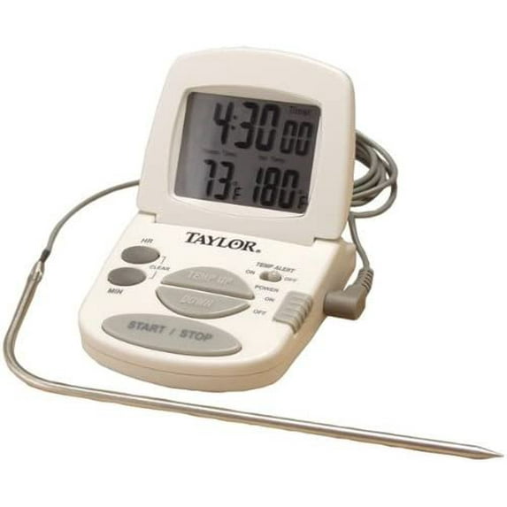 Taylor Digital Food Thermometer Timer - Multicolor, 32-482 ºF - Everyday