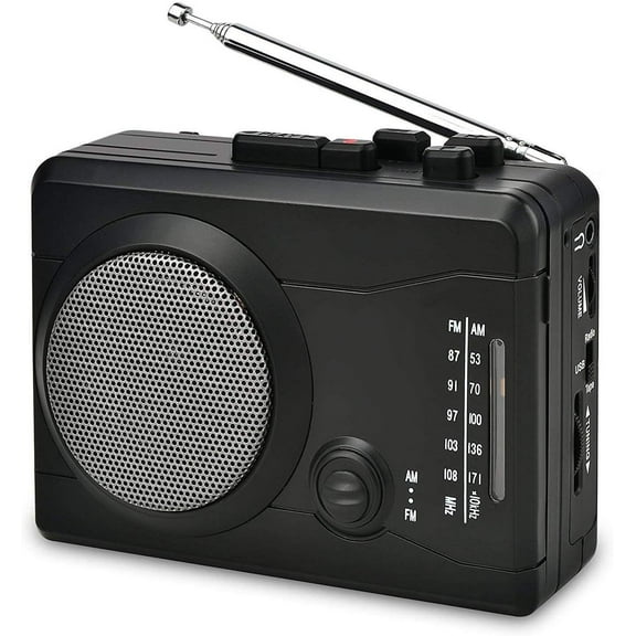 Digitnow USB Cassette Player Personal Audio Recorder with Speaker, Radio Recording Cassette Tape to Digital MP3 Converter