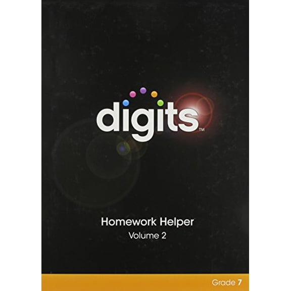 Pre-Owned Digits Homework Helper Volume 2 Grade 7 (Hardcover) 0133276325 9780133276329
