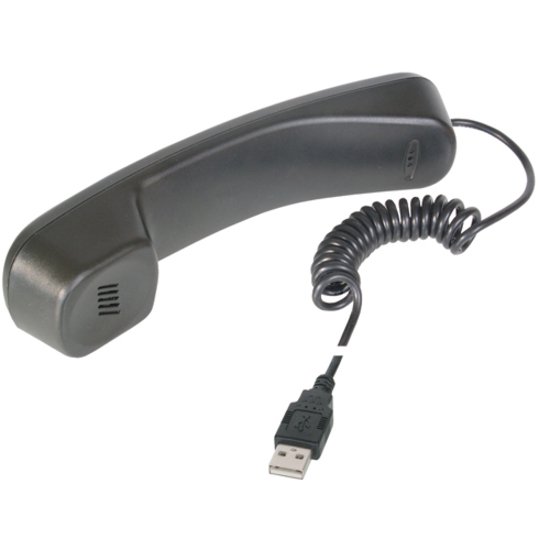 Digitus Skype USB Telephone Handset, DA70772 for all PC Based Softphone Skype, Google Chat